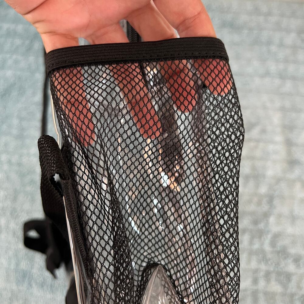 Clear Stadium Backpack Transparent PVC Bag Event Approved - Picture 7 of 10